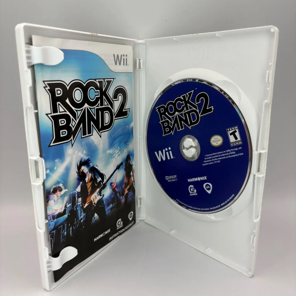 EA Rock Band 2 Video Game Nintendo Wii Good Manual Included RVL-SZAE‎